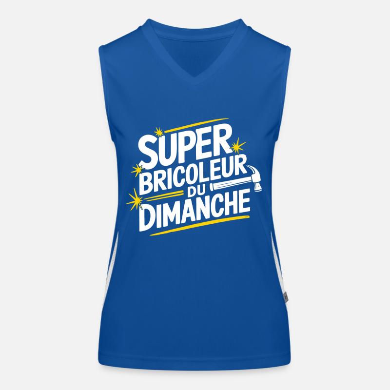 Super bricoleur du dimanche Débardeur respirant contrasté Femme