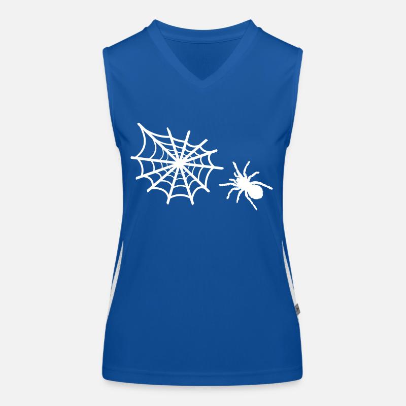 spider spider web Women's Functional Contrast Tank Top