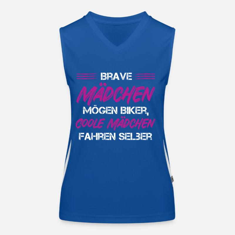 Brave Mädchen – Erobern die Straße Funktionelles Kontrast-Tank Top für Frauen