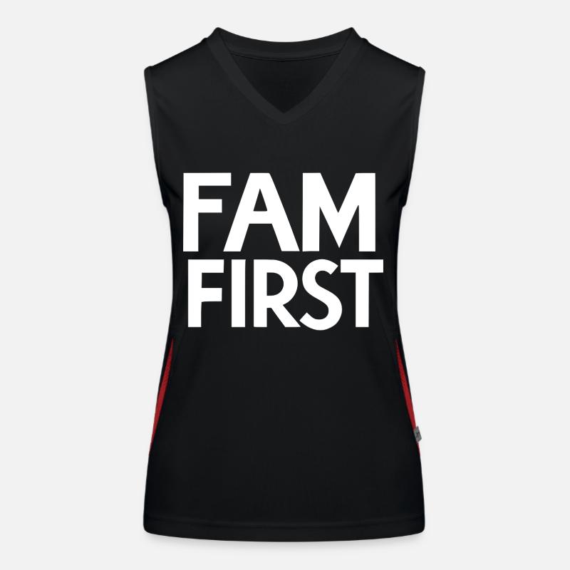 Fam First Women's Functional Contrast Tank Top