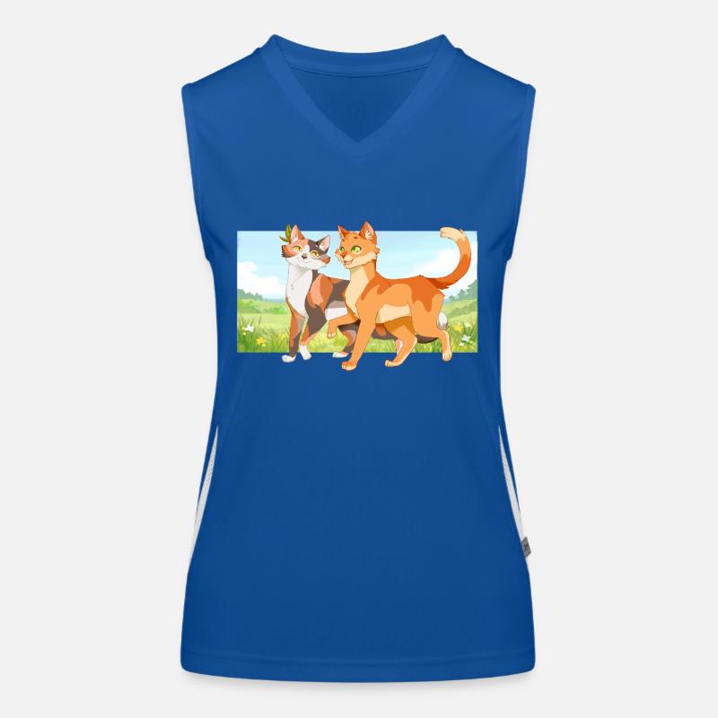 Spottedleaf Spotted Leaf Firestar Fire Star Cats Women's Functional Contrast Tank Top