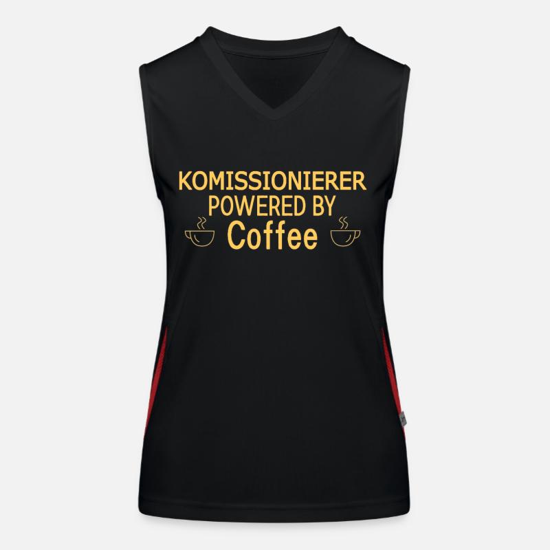 Picker Powered By Coffee Women's Functional Contrast Tank Top