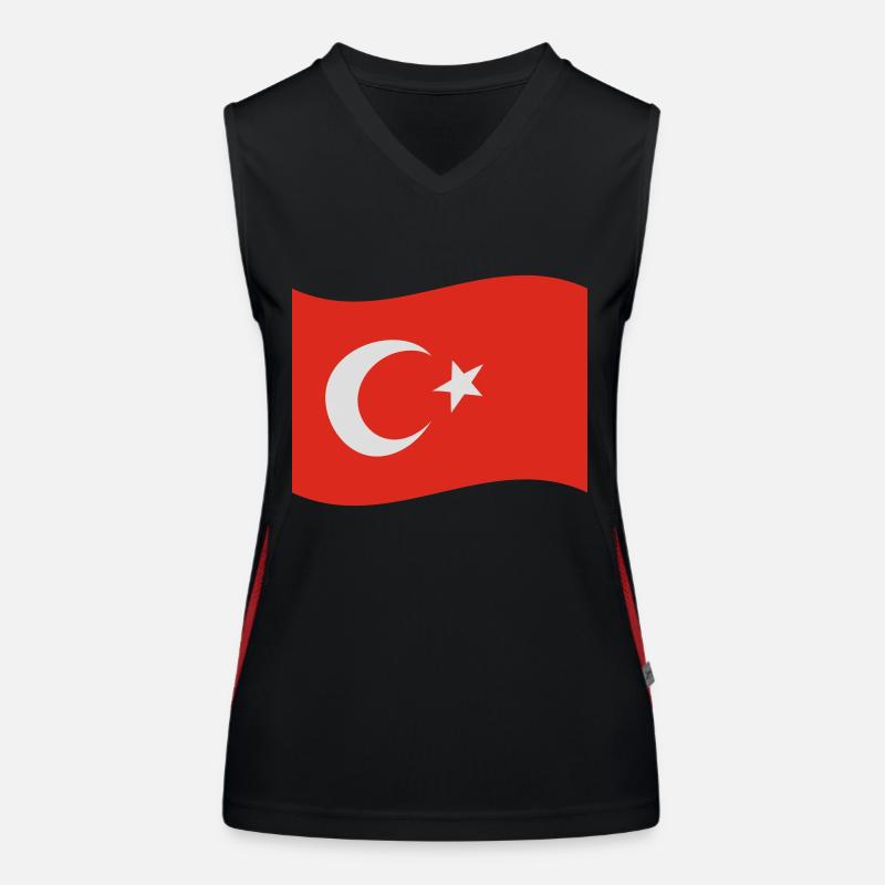 Turkey Women's Functional Contrast Tank Top