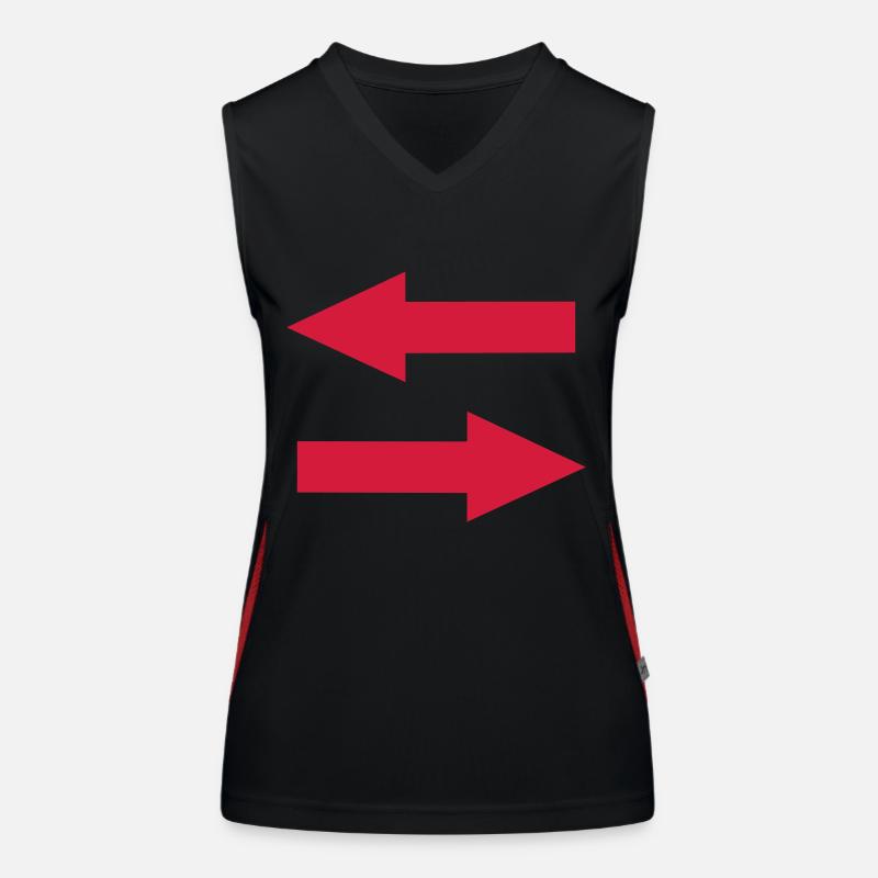 flèches Débardeur respirant contrasté Femme