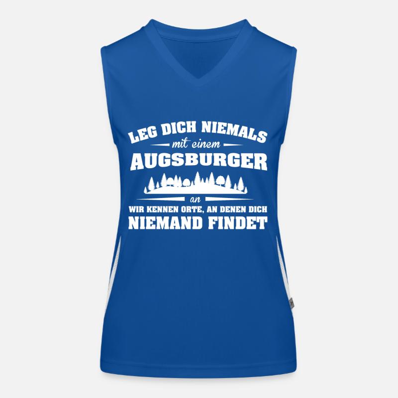 Städte Augsburger LDN Funktionelles Kontrast-Tank Top für Frauen