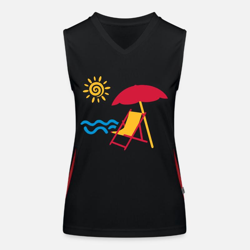 Sommer Funktionelles Kontrast-Tank Top für Frauen