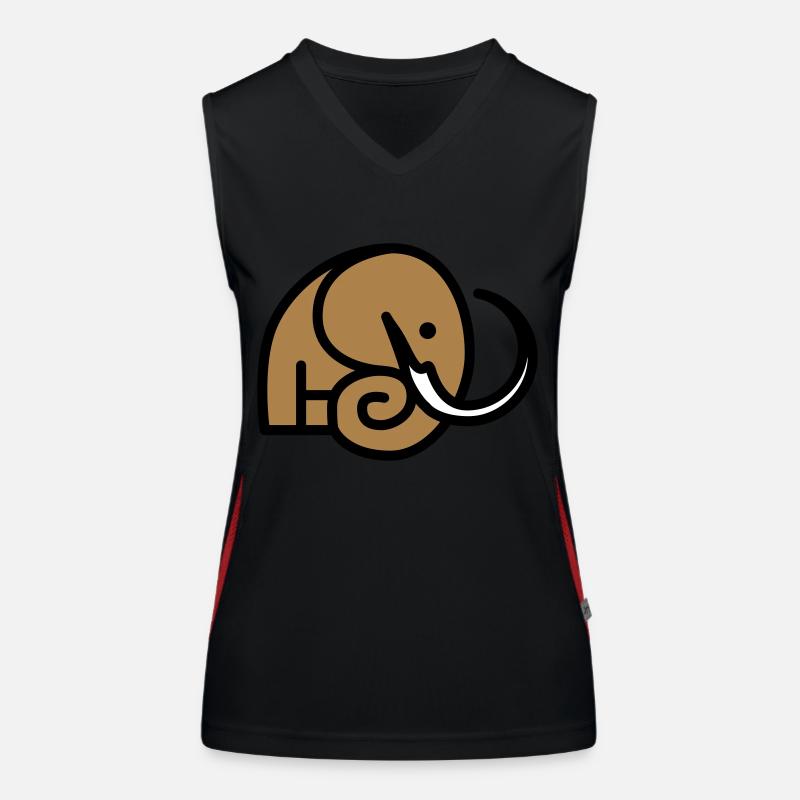 Mammut Logo Signet Débardeur respirant contrasté Femme