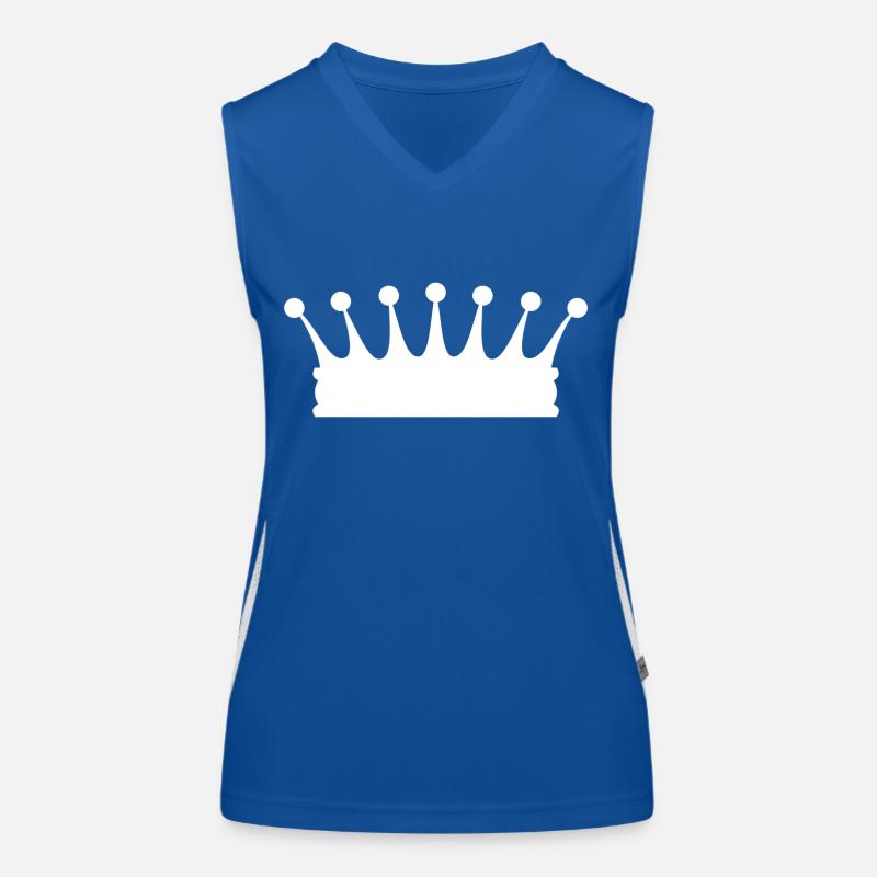 Krone Funktionelles Kontrast-Tank Top für Frauen