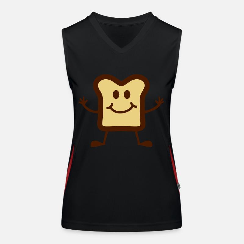 Funny Toast Women's Functional Contrast Tank Top