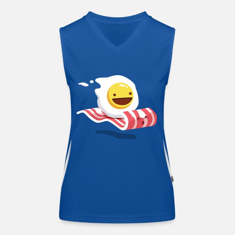 Egg Bacon Buddies Débardeur respirant contrasté Femme