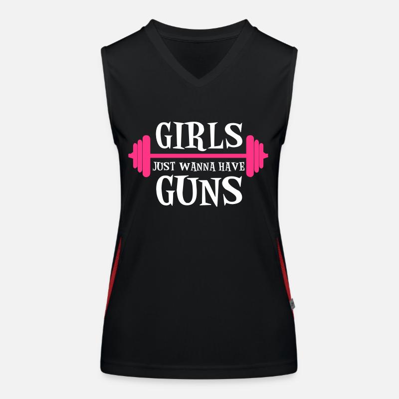 Guns Women's Functional Contrast Tank Top