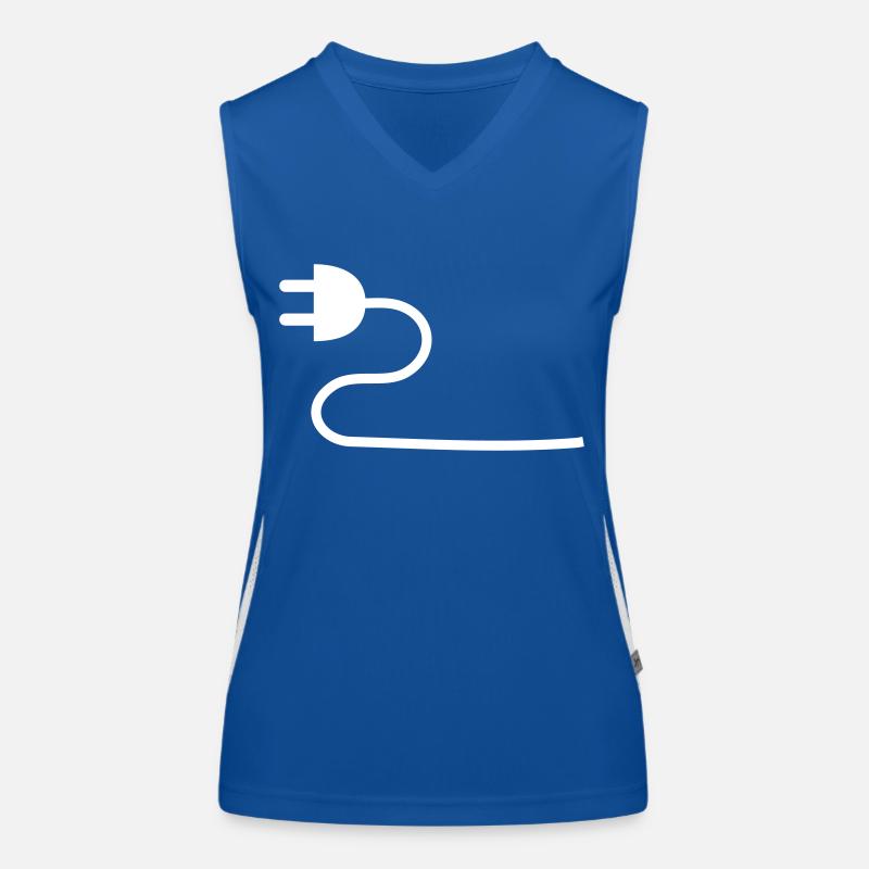 Plug for an outlet Women's Functional Contrast Tank Top