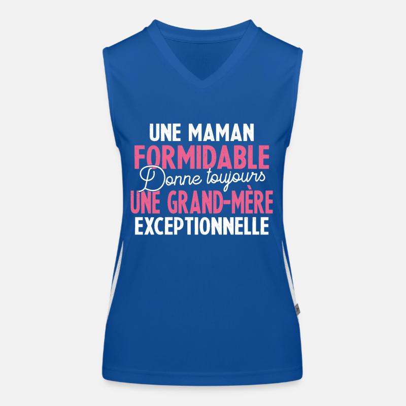 Maman Formidable Grand-Mère Exceptionnelle Débardeur respirant contrasté Femme