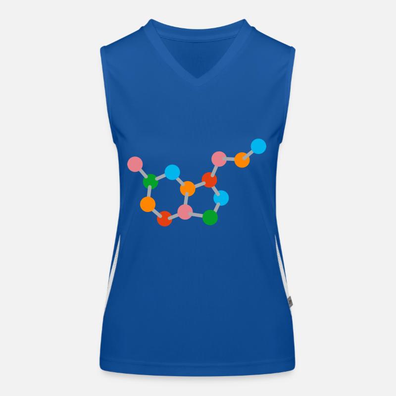 Molekül Funktionelles Kontrast-Tank Top für Frauen