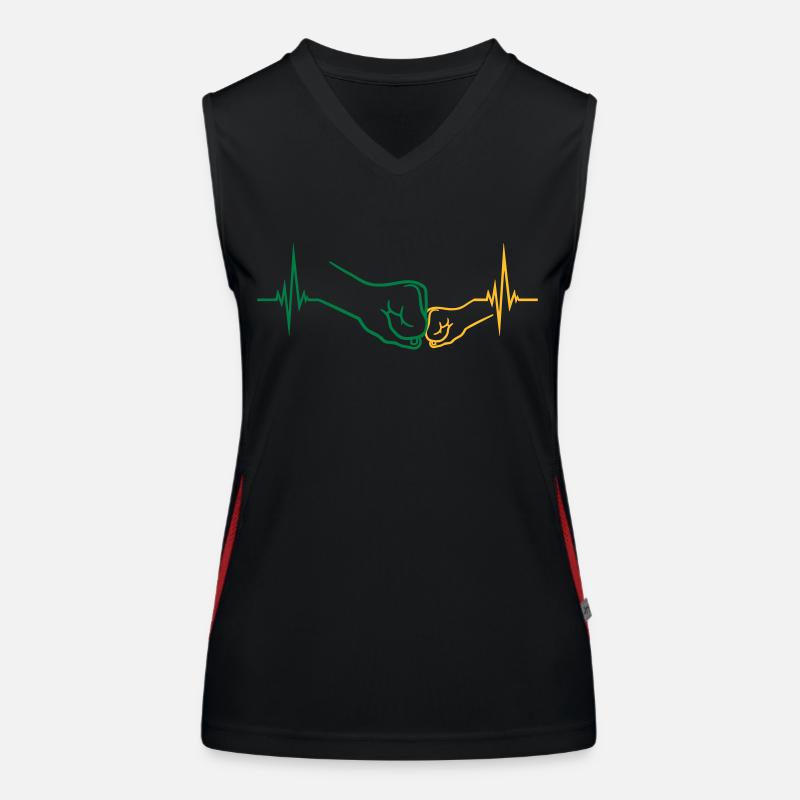 Kind Fäuste Puls Funktionelles Kontrast-Tank Top für Frauen