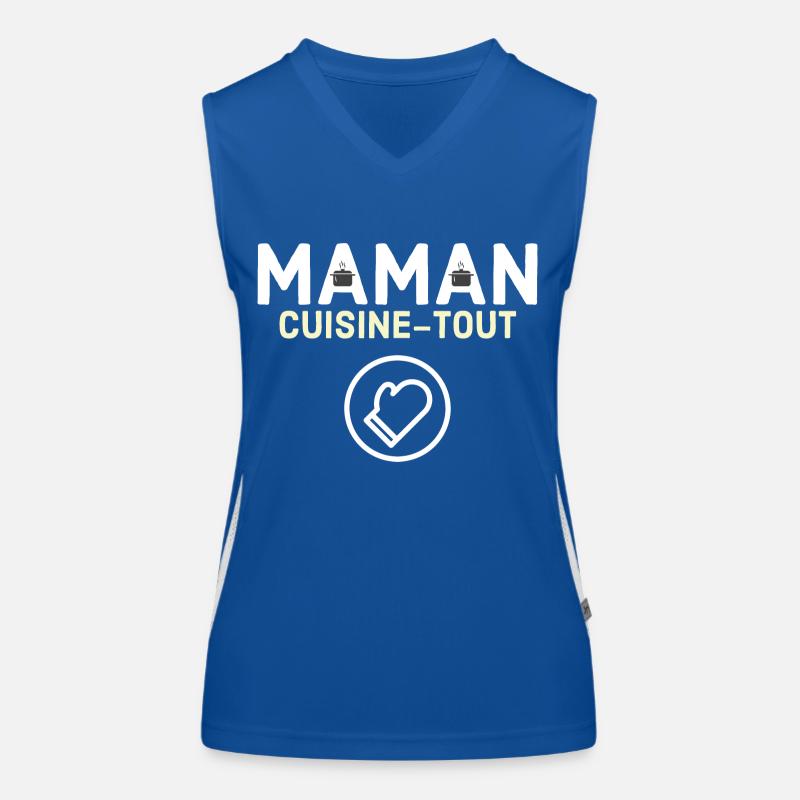 Maman cuisine tout Débardeur respirant contrasté Femme