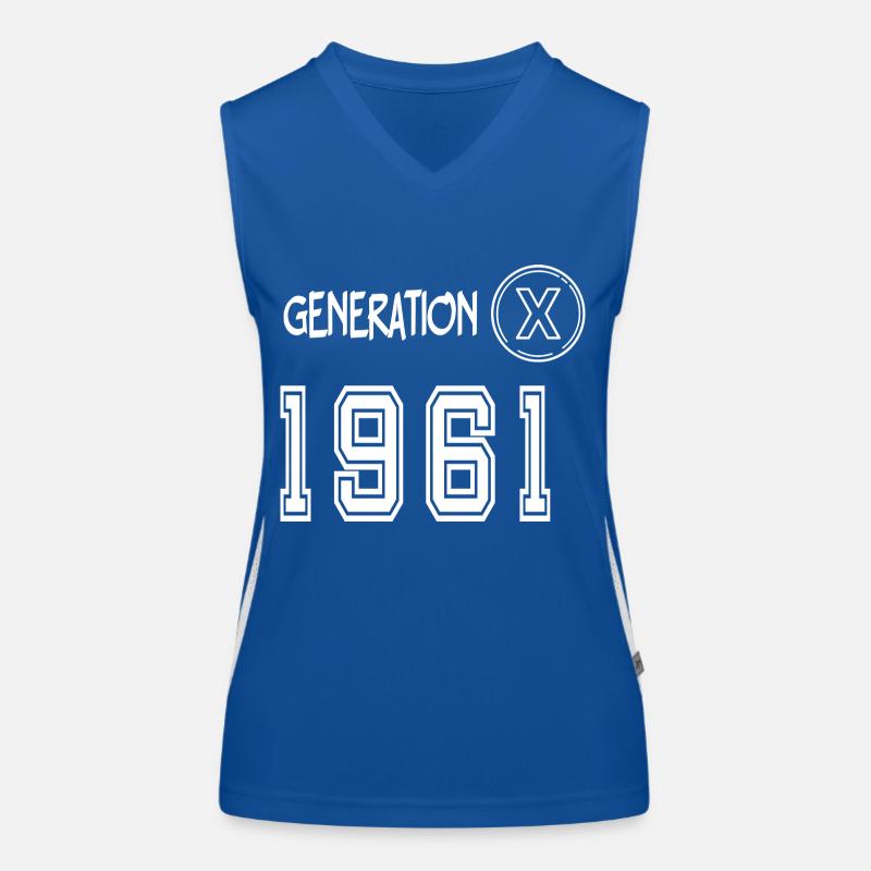 Génération x 1961 Débardeur respirant contrasté Femme