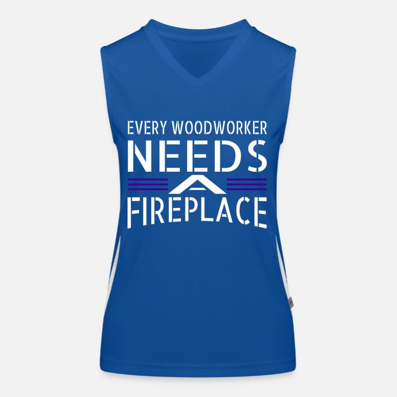 present geek apprentice jackhammer tools Women's Functional Contrast Tank Top