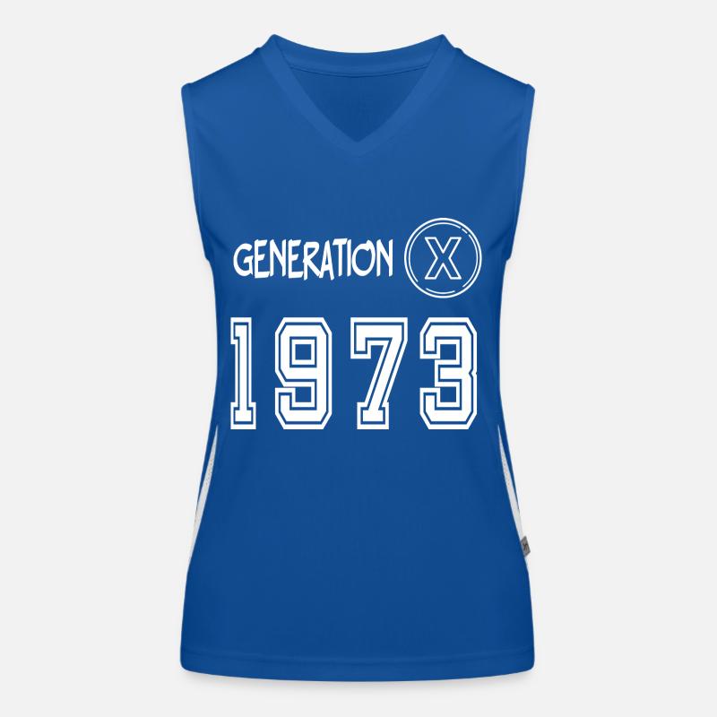 Génération X 1973 Débardeur respirant contrasté Femme