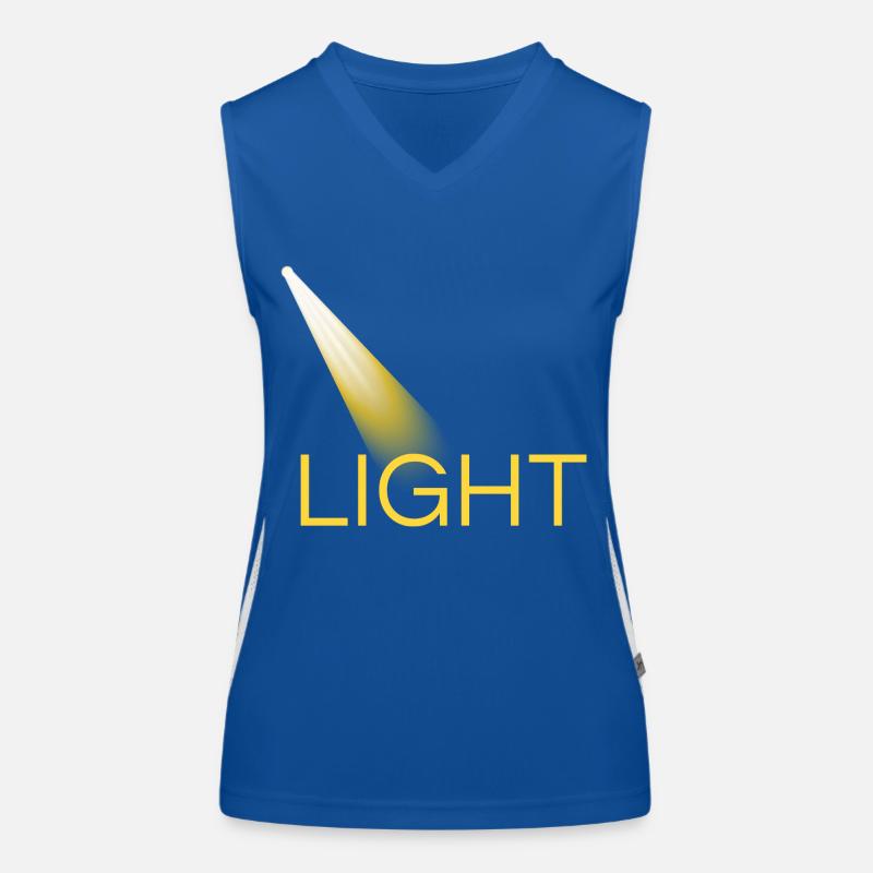 light yellow light Women's Functional Contrast Tank Top
