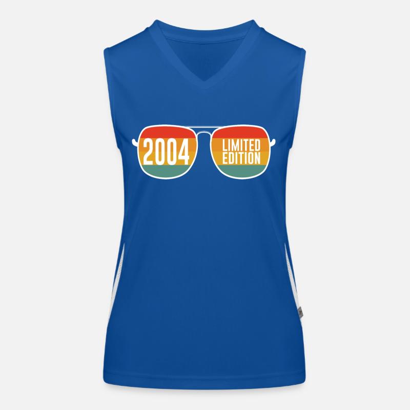 Cadeau 18e anniversaire Édition Limitée 2004 Débardeur respirant contrasté Femme