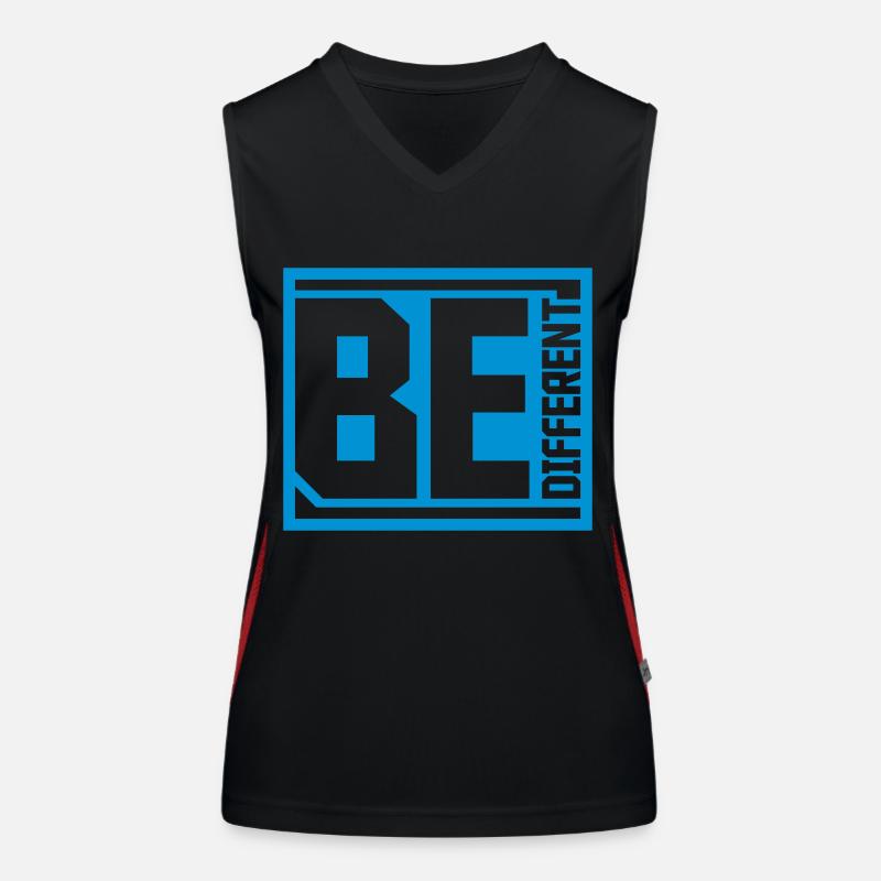 Soyez différent Logo Design Débardeur respirant contrasté Femme
