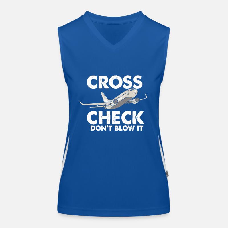 Flight Attendant Women's Functional Contrast Tank Top
