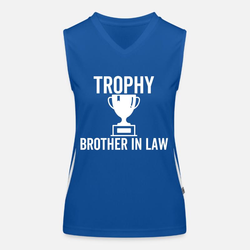 Trophäe Schwager Funktionelles Kontrast-Tank Top für Frauen