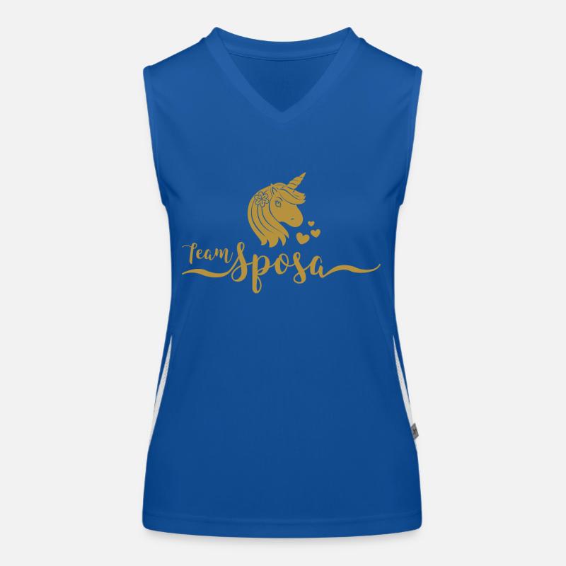 Équipe Sposa Unicorn Bachelor Débardeur respirant contrasté Femme