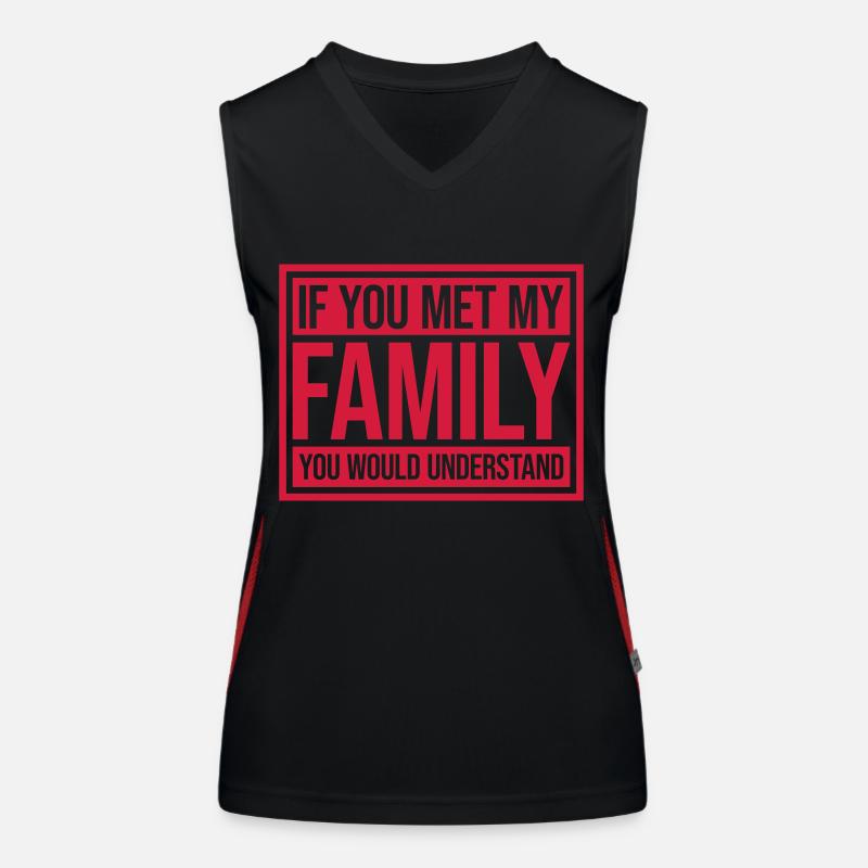 vous comprendriez citation Débardeur respirant contrasté Femme