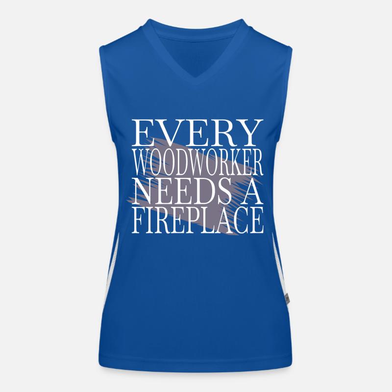 dad forestry union carpenter hobbyists forest work Women's Functional Contrast Tank Top