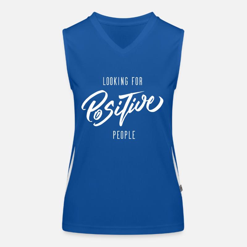Auf der Suche nach positiven Menschen - positiv Funktionelles Kontrast-Tank Top für Frauen