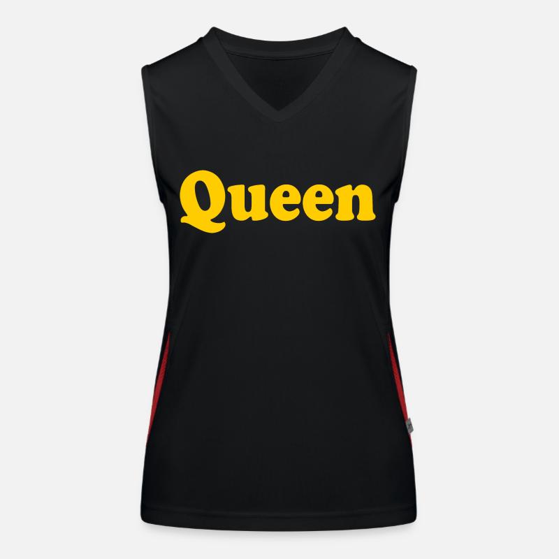 QUEEN Débardeur respirant contrasté Femme