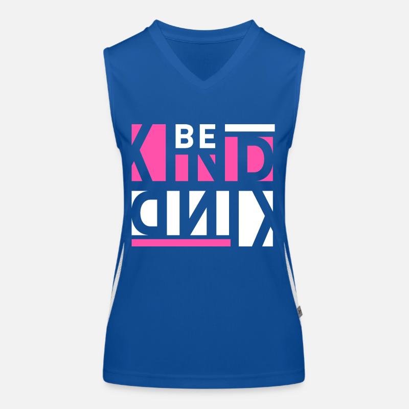 Sei nett Funktionelles Kontrast-Tank Top für Frauen