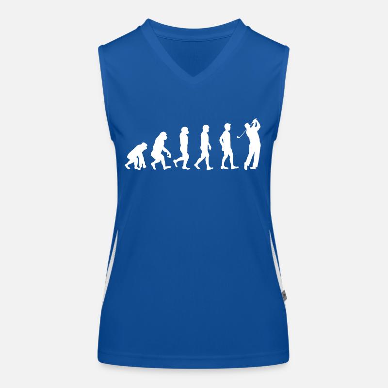 Golf evolution weiß Funktionelles Kontrast-Tank Top für Frauen