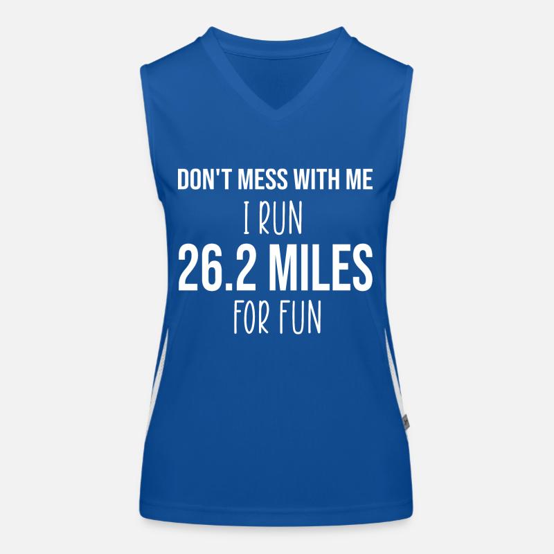 Citation sur les marathons de course Débardeur respirant contrasté Femme