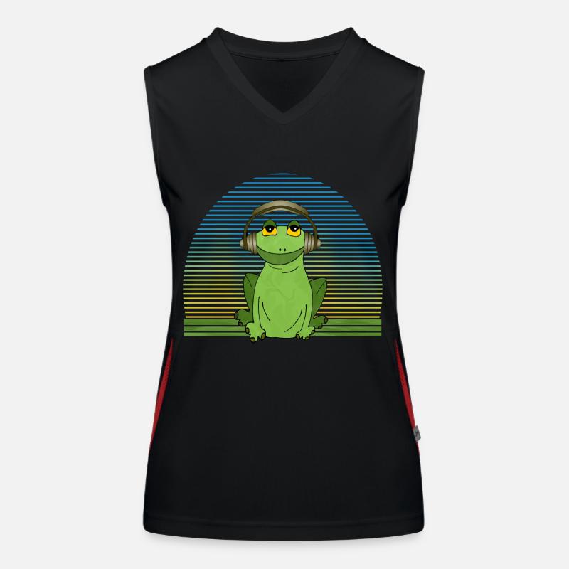 Grenouille Débardeur respirant contrasté Femme