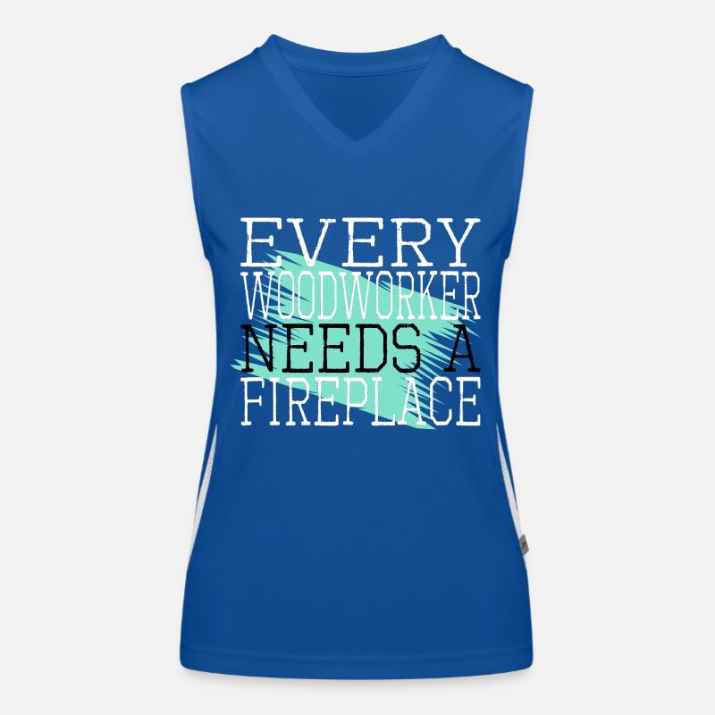 happy plumber logging apprentice arborists dad Funktionelles Kontrast-Tank Top für Frauen