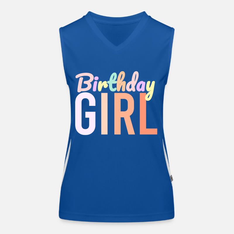 Fille d’anniversaire Débardeur respirant contrasté Femme