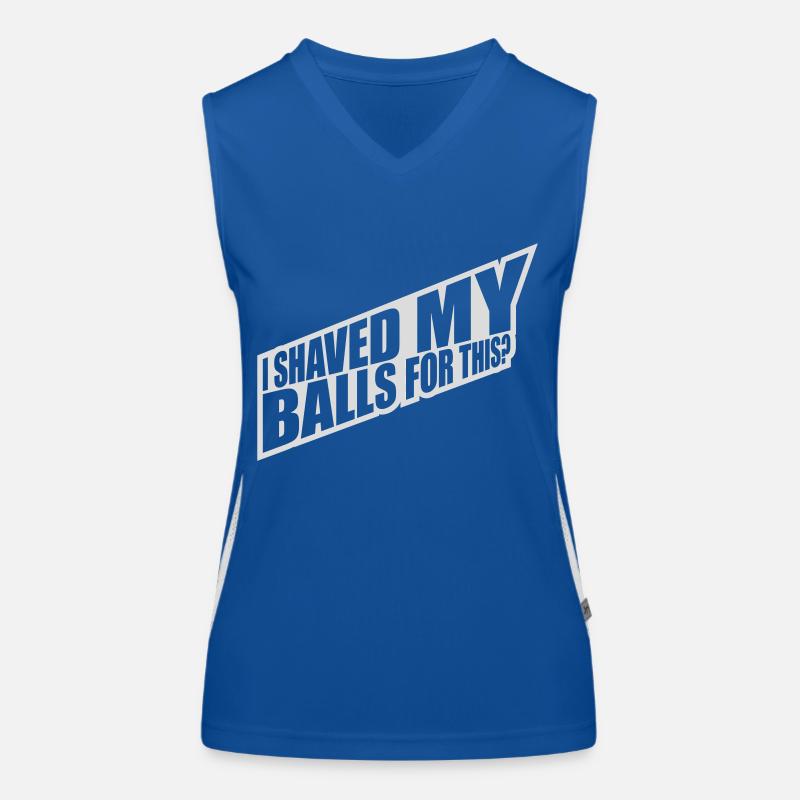 Je me suis rasé les couilles Débardeur respirant contrasté Femme