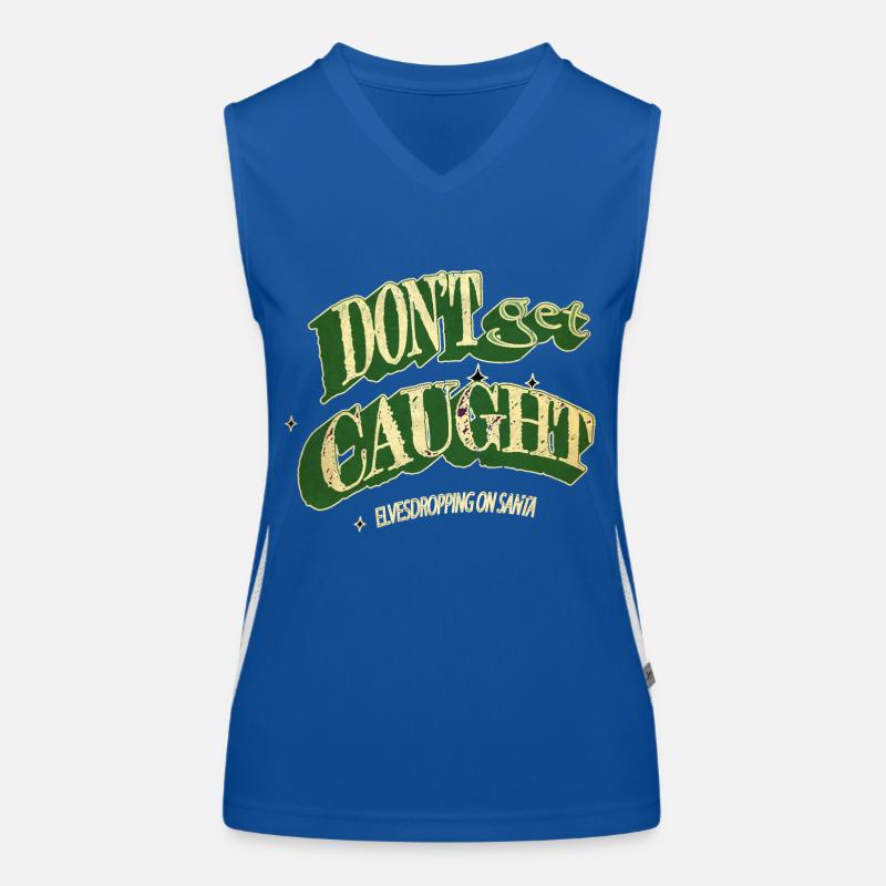 Vacances de Noël Couples Blague Déclaration Animal Débardeur respirant contrasté Femme