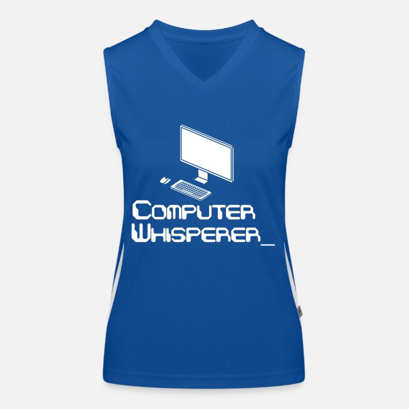 Logiciel de codage Computer Whisperer Débardeur respirant contrasté Femme