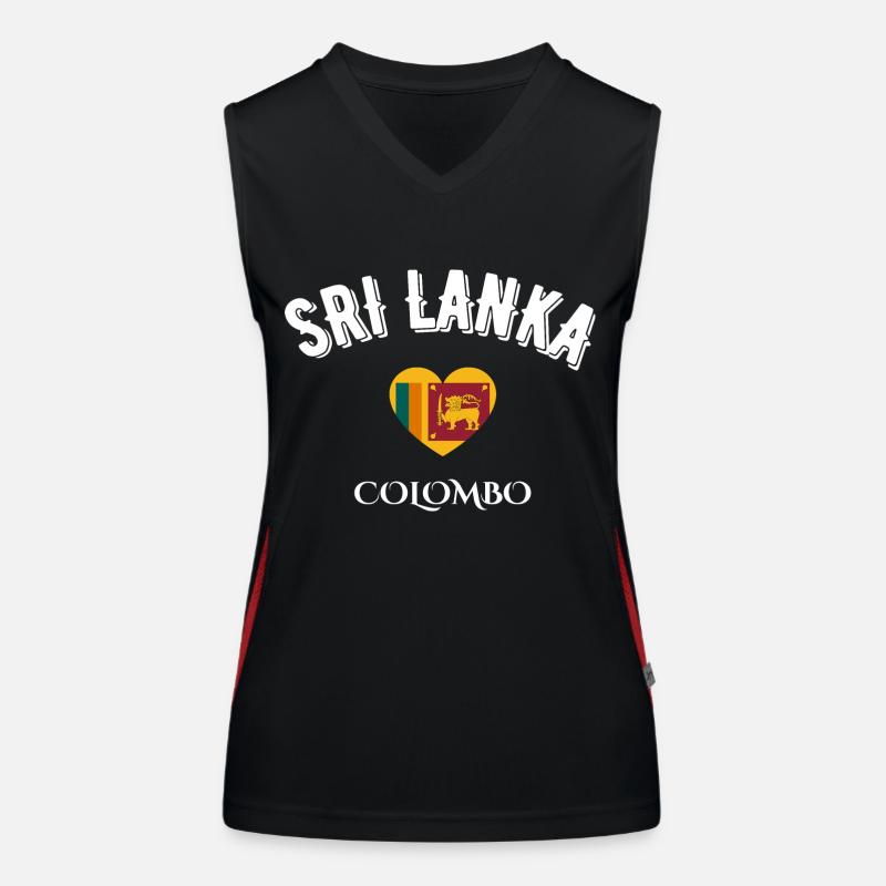 Sri Lanka Colombo Women's Functional Contrast Tank Top