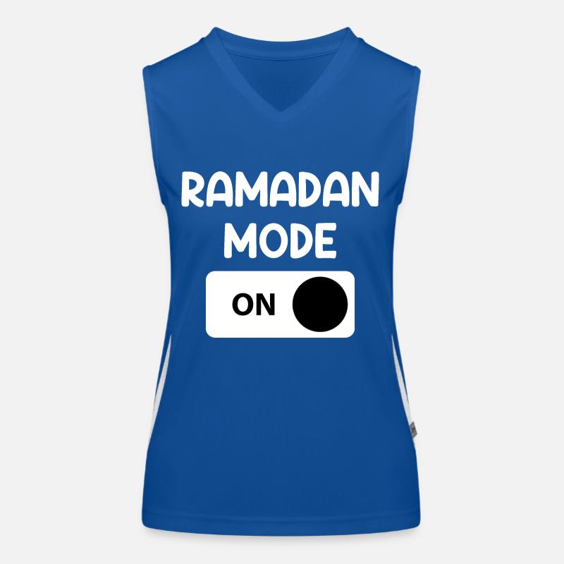 Ramadan Mode On Women's Functional Contrast Tank Top