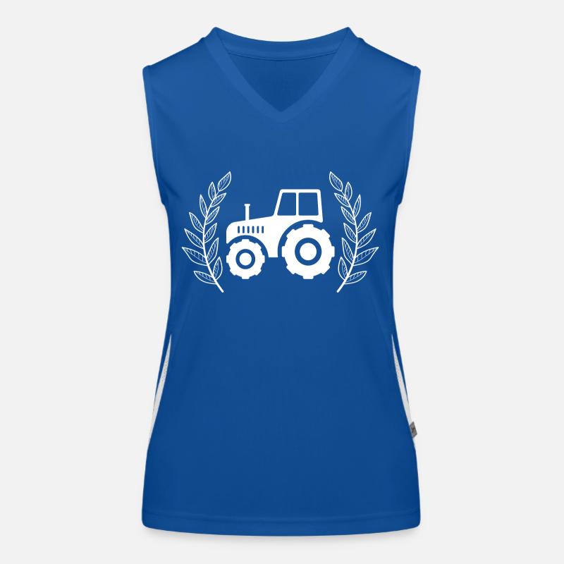 Traktor Funktionelles Kontrast-Tank Top für Frauen