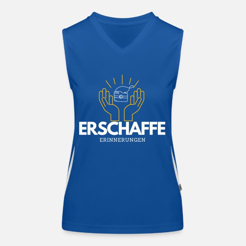 Erschaffe Erinnerungen Funktionelles Kontrast-Tank Top für Frauen