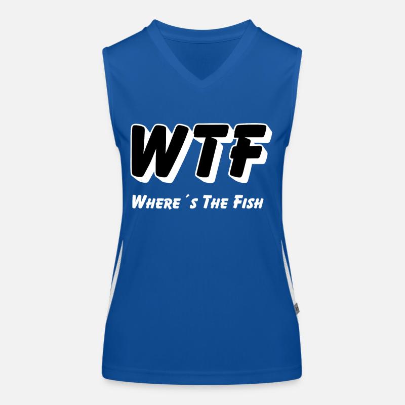 WTF - Where´sThe Fish Funktionelles Kontrast-Tank Top für Frauen