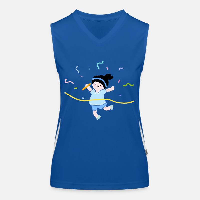 Laufrennen Funktionelles Kontrast-Tank Top für Frauen