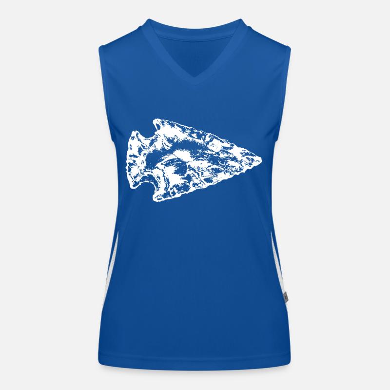 Pointe de flèche Débardeur respirant contrasté Femme