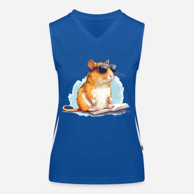 Mel la gerbille Débardeur respirant contrasté Femme